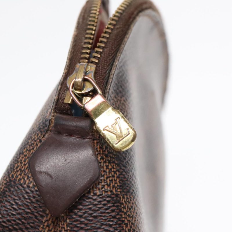 Louis Vuitton Damier Ebene Pochette Cosmetic PM Pouch N47516  89639 - Image 9