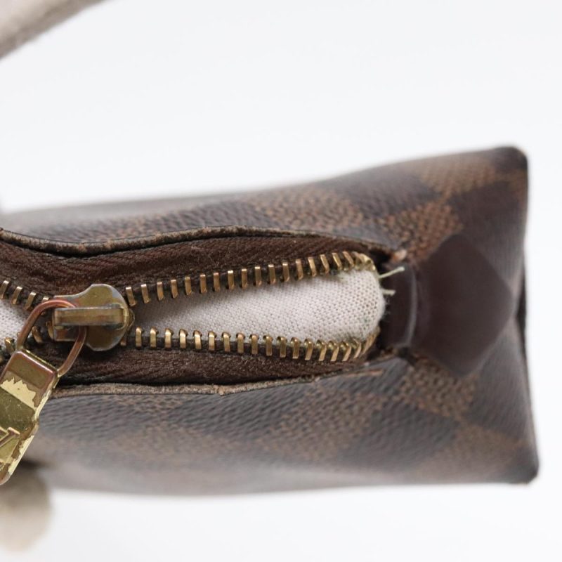Louis Vuitton Damier Ebene Pochette Cosmetic PM Pouch N47516  89639 - Image 6