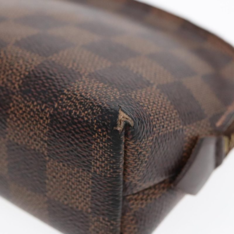 Louis Vuitton Damier Ebene Pochette Cosmetic PM Pouch N47516  89639 - Image 8