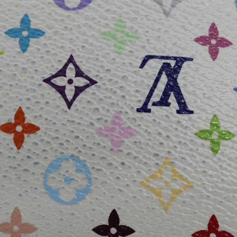 Louis Vuitton Multicolor Pochette Cosmetic PM Pouch White M47354  89640 - Image 8