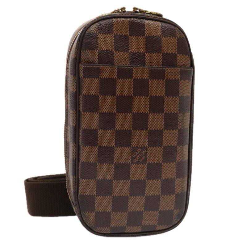Louis Vuitton Damier Ebene Pochette Gange Shoulder Bag N48048  89651