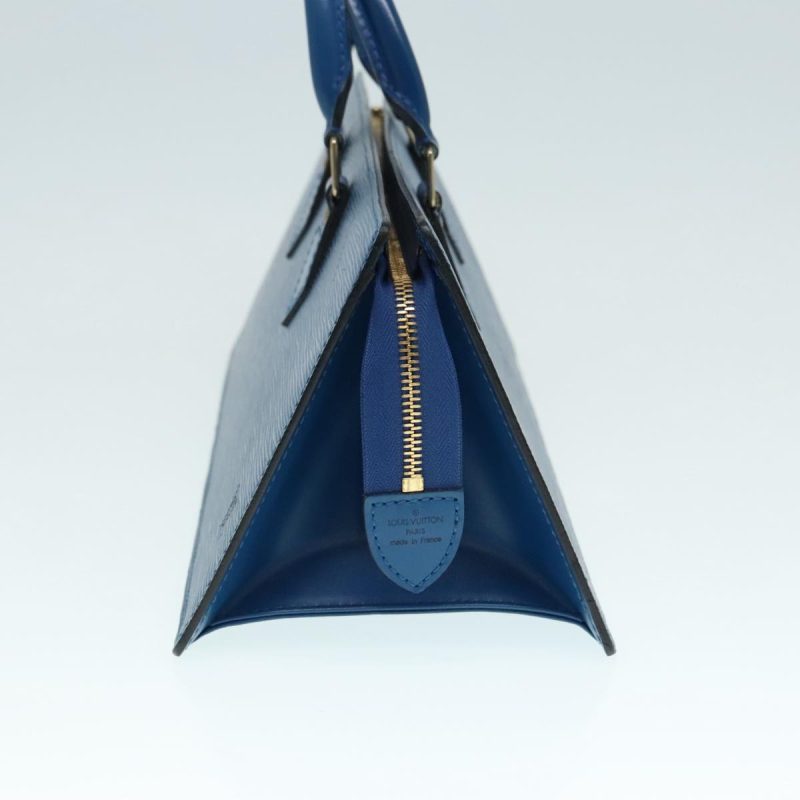 Louis Vuitton Epi Sac Triangle Hand Bag Blue M52095  89662 - Image 3
