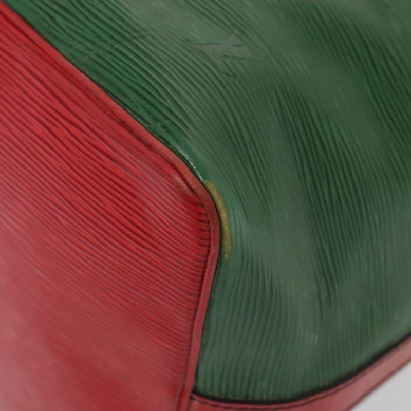 Louis Vuitton Epi Petit Noe Shoulder Bag Bicolor Green Red M44147  89664 - Image 10