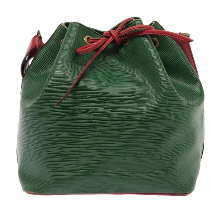 Louis Vuitton Epi Petit Noe Shoulder Bag Bicolor Green Red M44147  89664 - Image 2