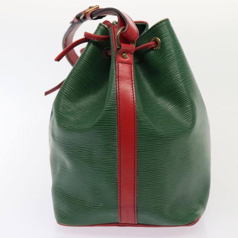 Louis Vuitton Epi Petit Noe Shoulder Bag Bicolor Green Red M44147  89664 - Image 4