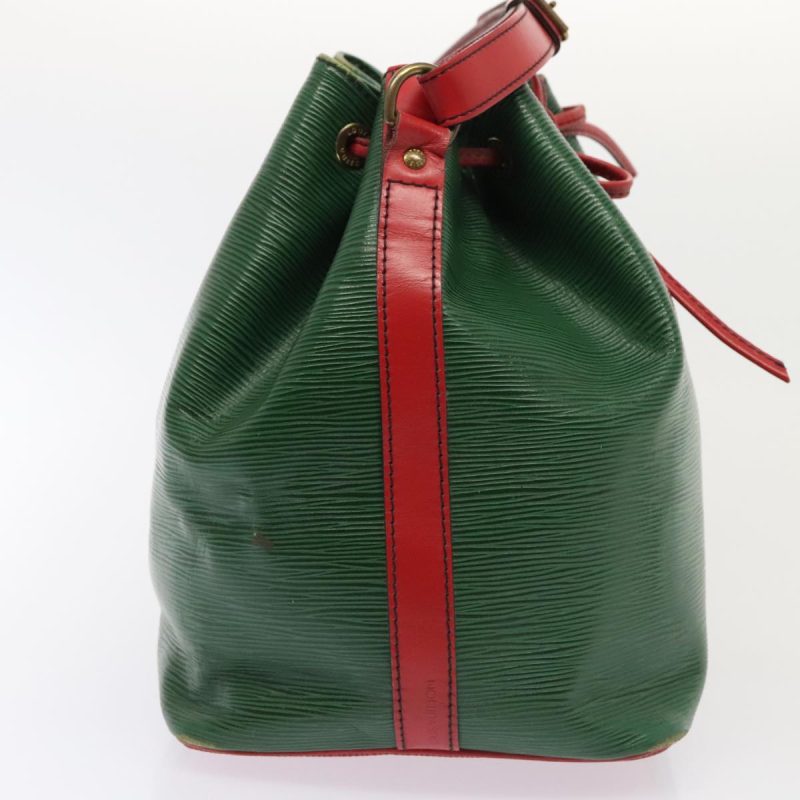 Louis Vuitton Epi Petit Noe Shoulder Bag Bicolor Green Red M44147  89664 - Image 5