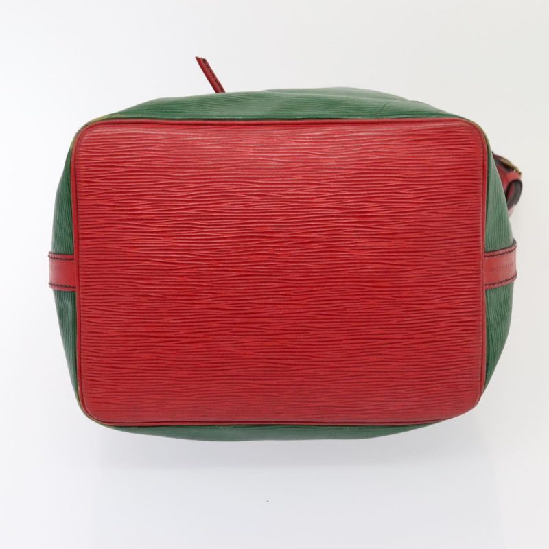Louis Vuitton Epi Petit Noe Shoulder Bag Bicolor Green Red M44147  89664 - Image 9