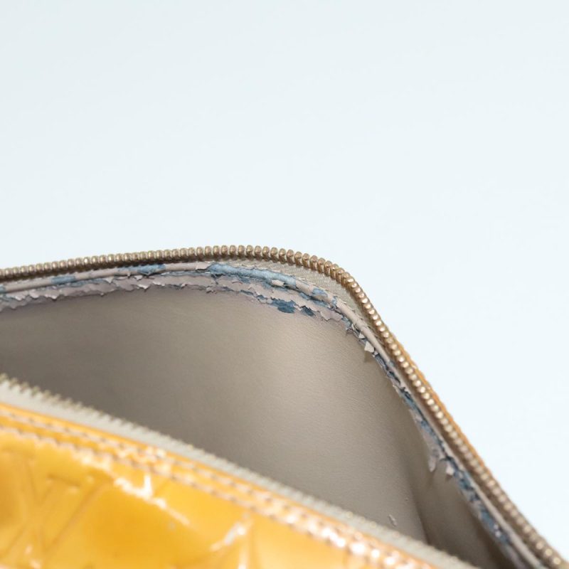 Louis Vuitton Monogram Vernis Bedford Hand Bag Beige M91006  89667 - Image 10