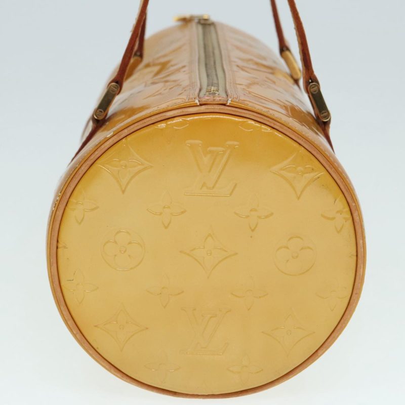 Louis Vuitton Monogram Vernis Bedford Hand Bag Beige M91006  89667 - Image 3