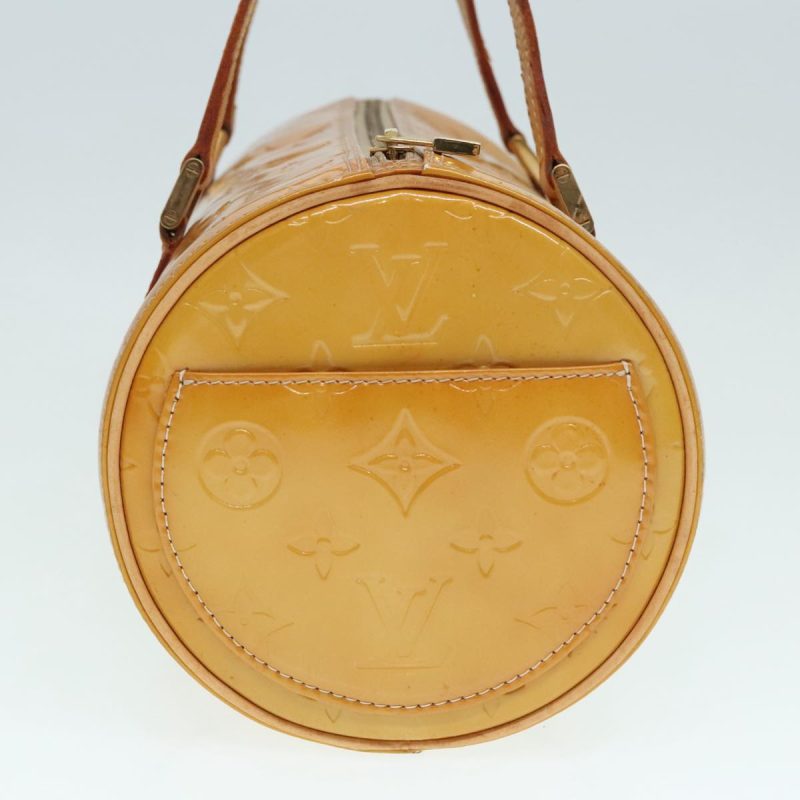 Louis Vuitton Monogram Vernis Bedford Hand Bag Beige M91006  89667 - Image 4