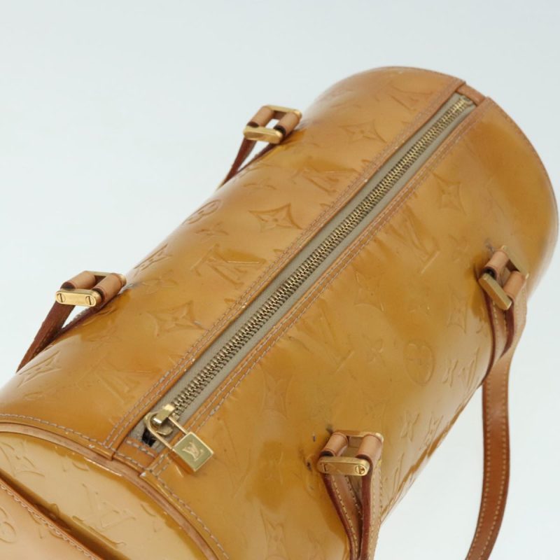 Louis Vuitton Monogram Vernis Bedford Hand Bag Beige M91006  89667 - Image 6