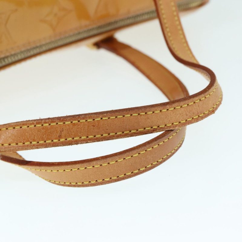 Louis Vuitton Monogram Vernis Bedford Hand Bag Beige M91006  89667 - Image 7