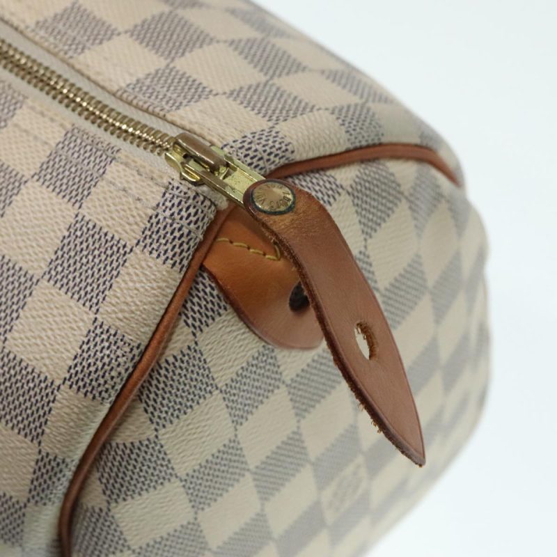 Louis Vuitton Damier Azur Speedy 30 Hand Bag N41533  89669 - Image 9