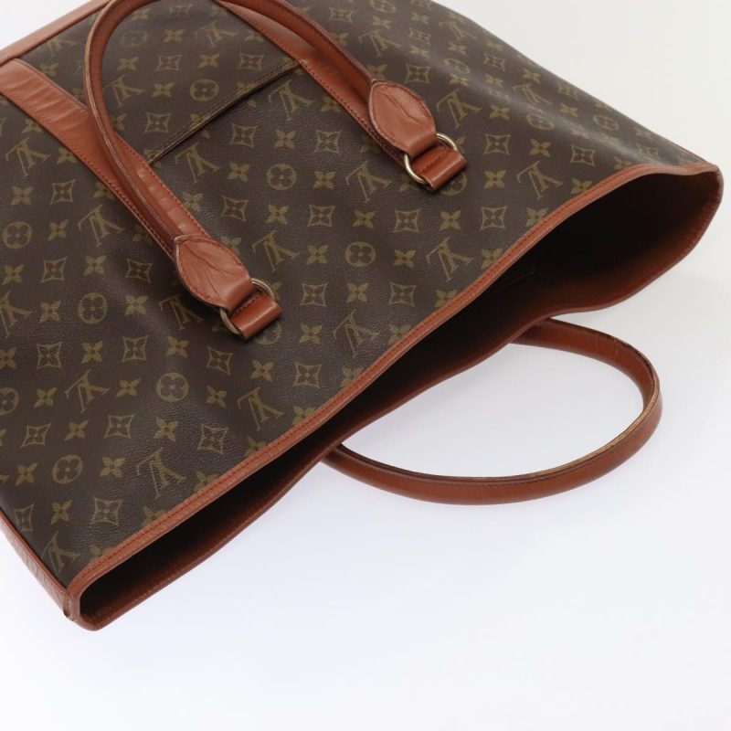 Louis Vuitton Monogram Sac Weekend GM Tote Bag M42420  89680 - Image 6
