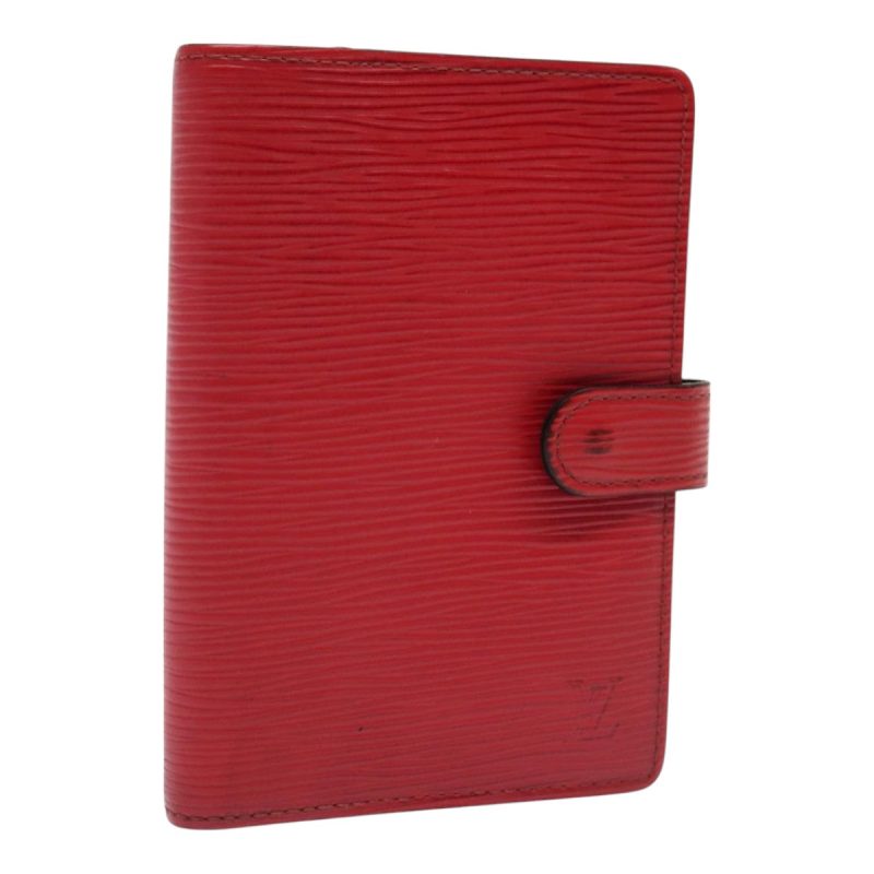 Louis Vuitton Epi Agenda PM Day Planner Cover Red R20057  89734