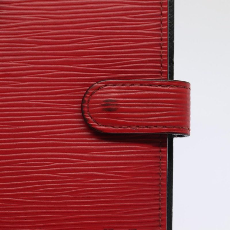 Louis Vuitton Epi Agenda PM Day Planner Cover Red R20057  89734 - Image 8