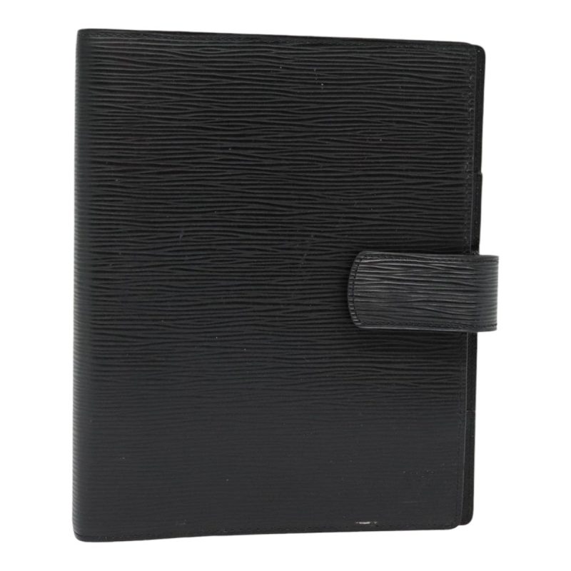Louis Vuitton Epi Agenda GM Day Planner Cover Black R20212  89831