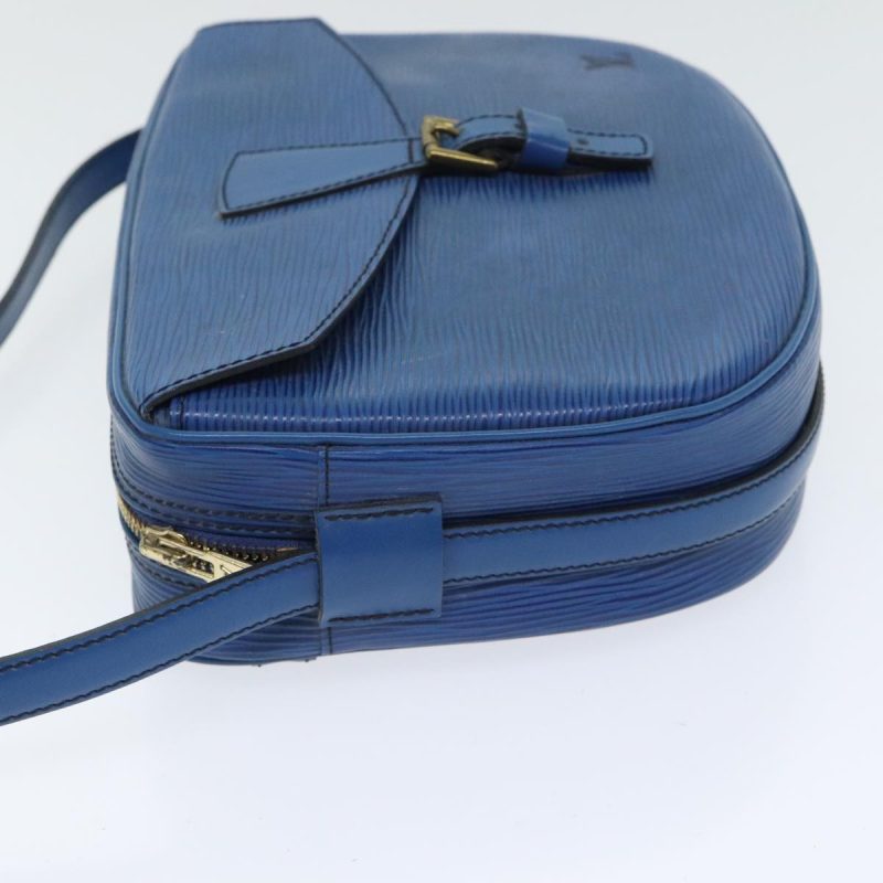 Louis Vuitton Epi June Feuille Shoulder Bag Blue M52155  89832 - Image 4