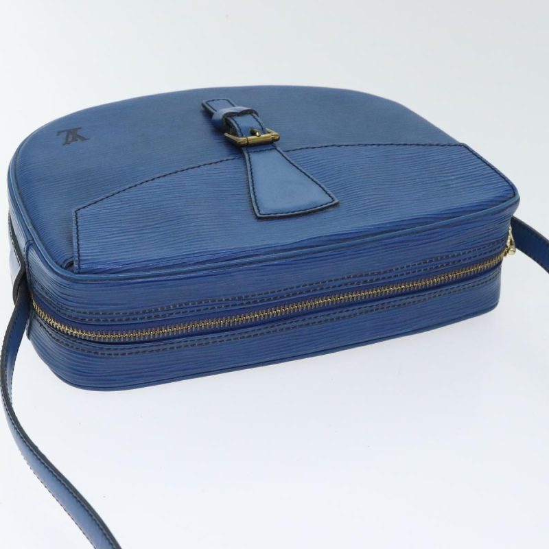 Louis Vuitton Epi June Feuille Shoulder Bag Blue M52155  89832 - Image 6