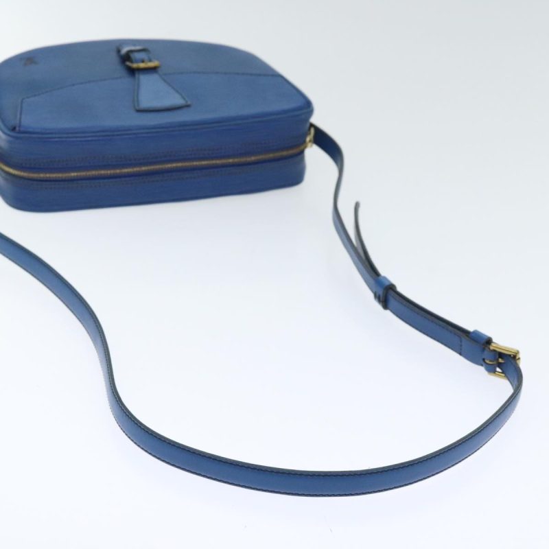 Louis Vuitton Epi June Feuille Shoulder Bag Blue M52155  89832 - Image 7