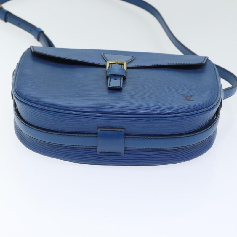 Louis Vuitton Epi June Feuille Shoulder Bag Blue M52155  89832 - Image 5