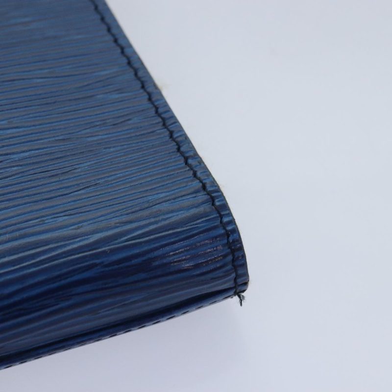 Louis Vuitton Epi Art Deco Clutch Bag Blue M52635  89834 - Image 7