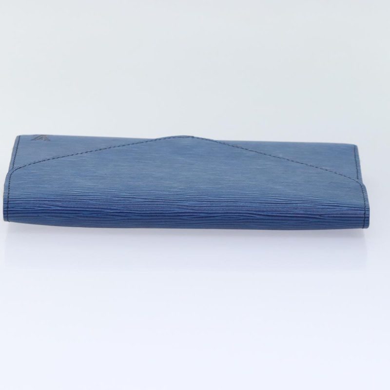 Louis Vuitton Epi Art Deco Clutch Bag Blue M52635  89834 - Image 5