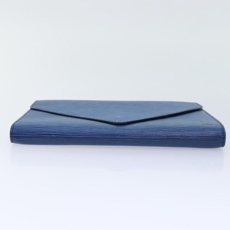 Louis Vuitton Epi Art Deco Clutch Bag Blue M52635  89834 - Image 6