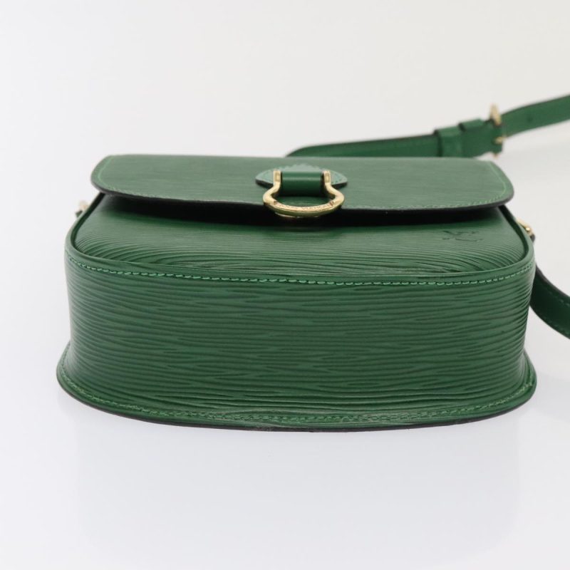 Louis Vuitton Epi Saint Cloud PM Shoulder Bag Green M52214  89835 - Image 5
