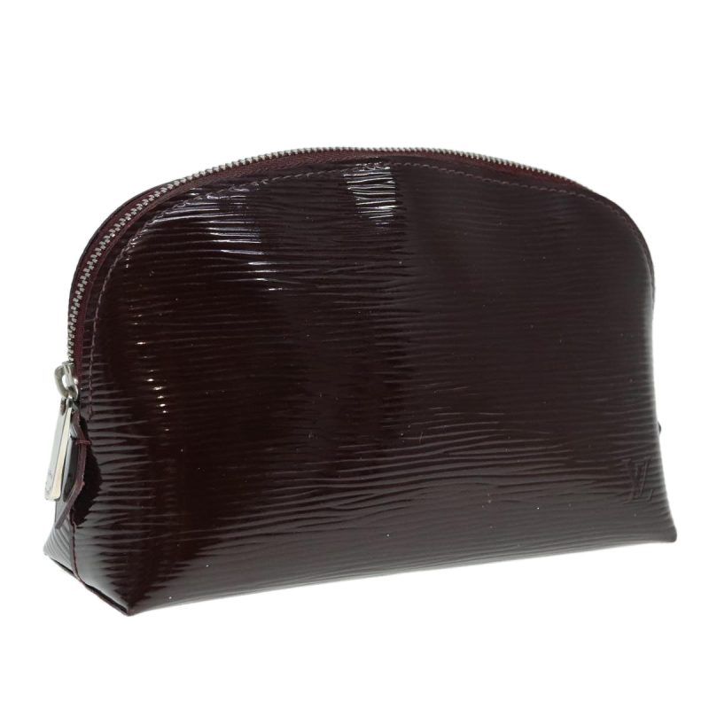 Louis Vuitton Epi Electric Pochette Cosmetic Pouch Prune M40645  89837