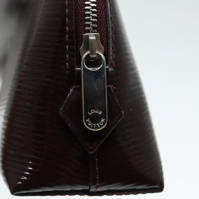 Louis Vuitton Epi Electric Pochette Cosmetic Pouch Prune M40645  89837 - Image 8