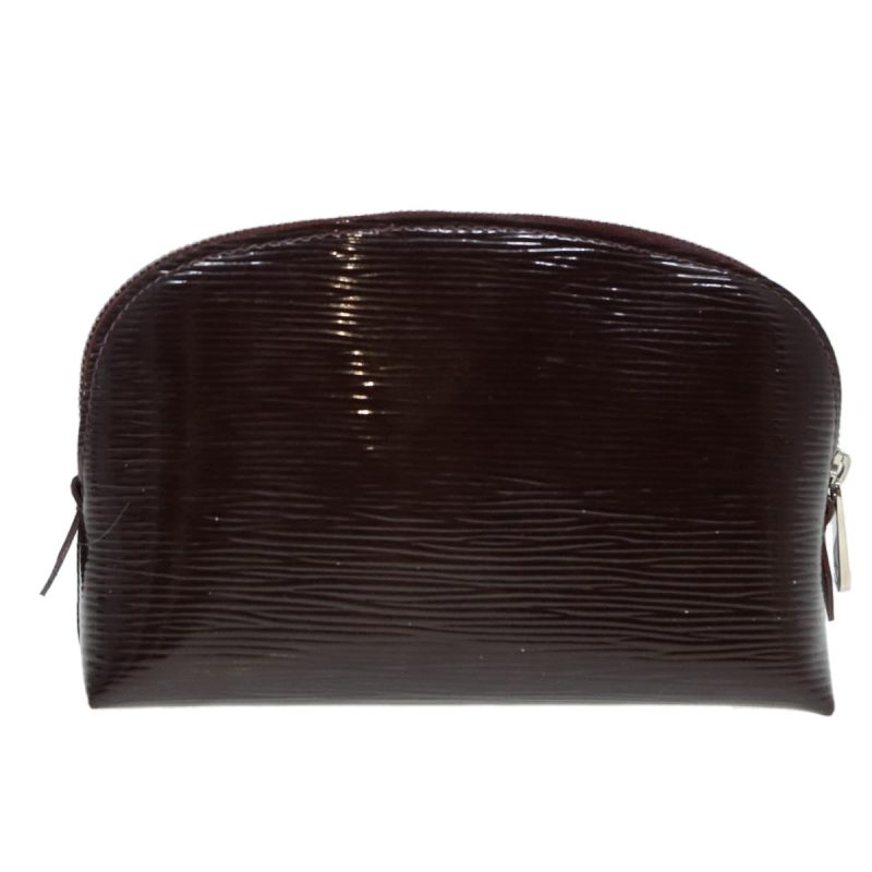 Louis Vuitton Epi Electric Pochette Cosmetic Pouch Prune M40645  89837 - Image 2