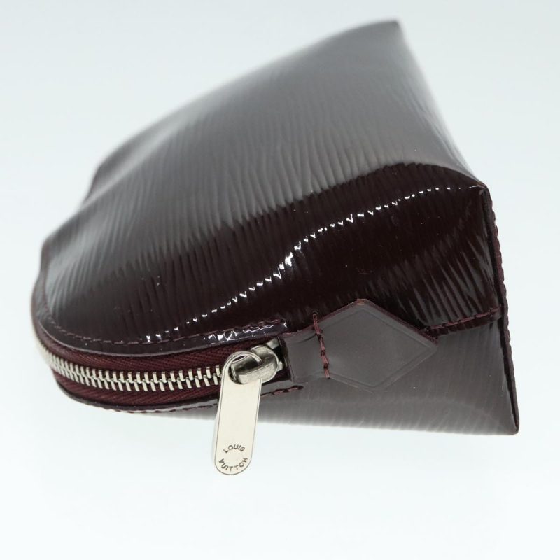 Louis Vuitton Epi Electric Pochette Cosmetic Pouch Prune M40645  89837 - Image 4