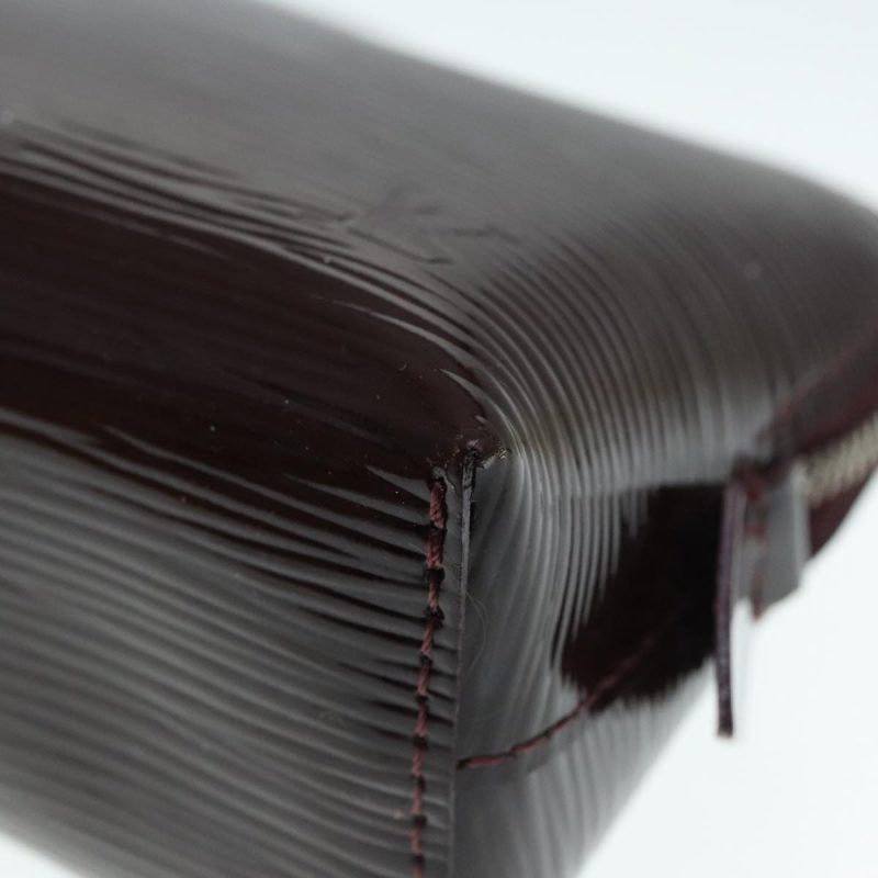 Louis Vuitton Epi Electric Pochette Cosmetic Pouch Prune M40645  89837 - Image 7
