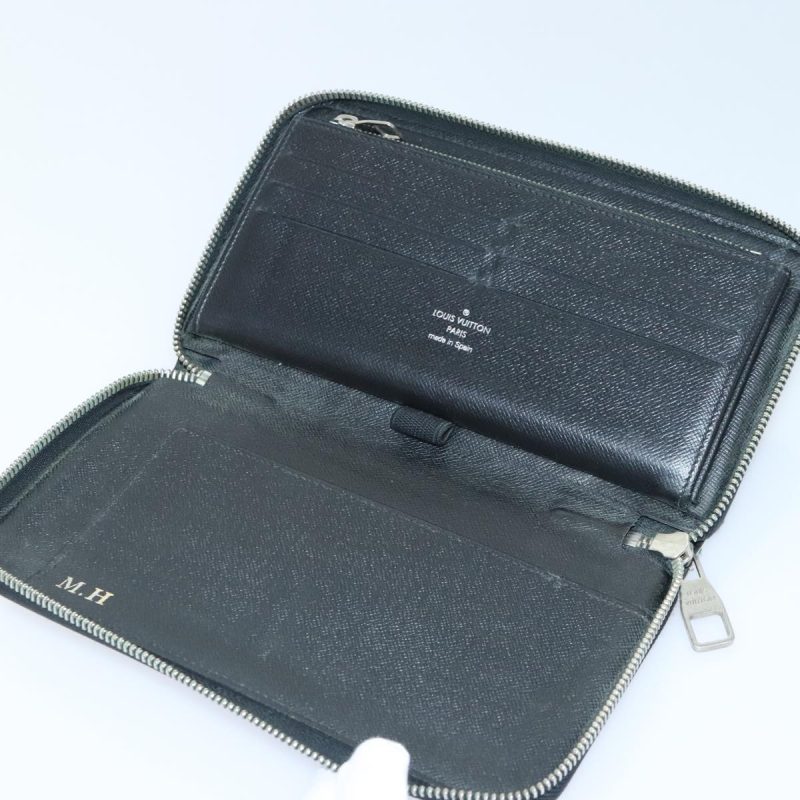 Louis Vuitton Damier Graphite Illustre Zippy Organizer Wallet N63002 Auth 89838 - Image 10
