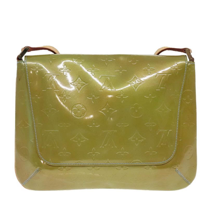 Louis Vuitton Monogram Vernis Thompson Street Bag Baby Blue M91009 Auth 89846 - Image 2