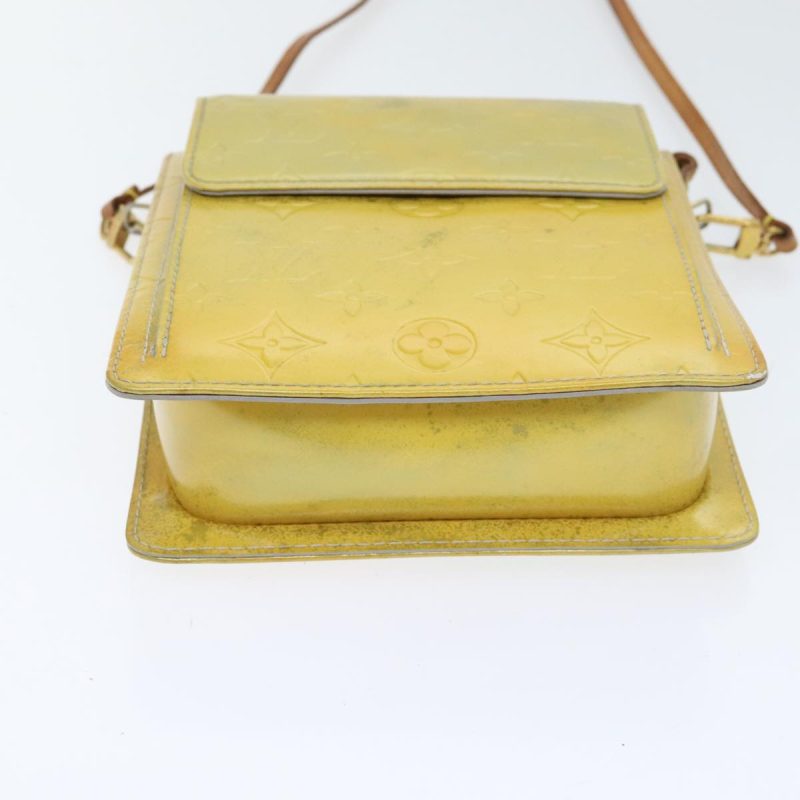 Louis Vuitton Monogram Vernis Motto Accessory Pouch Gris M91030  89849 - Image 5