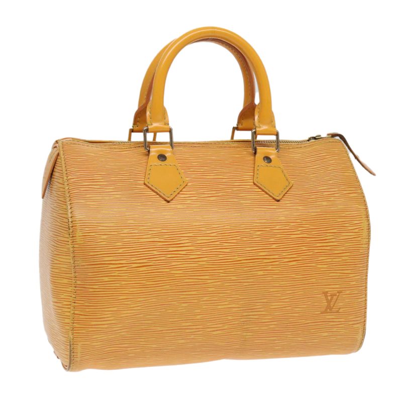 Louis Vuitton Epi Speedy 25 Hand Bag Tassili Yellow M43019  89854