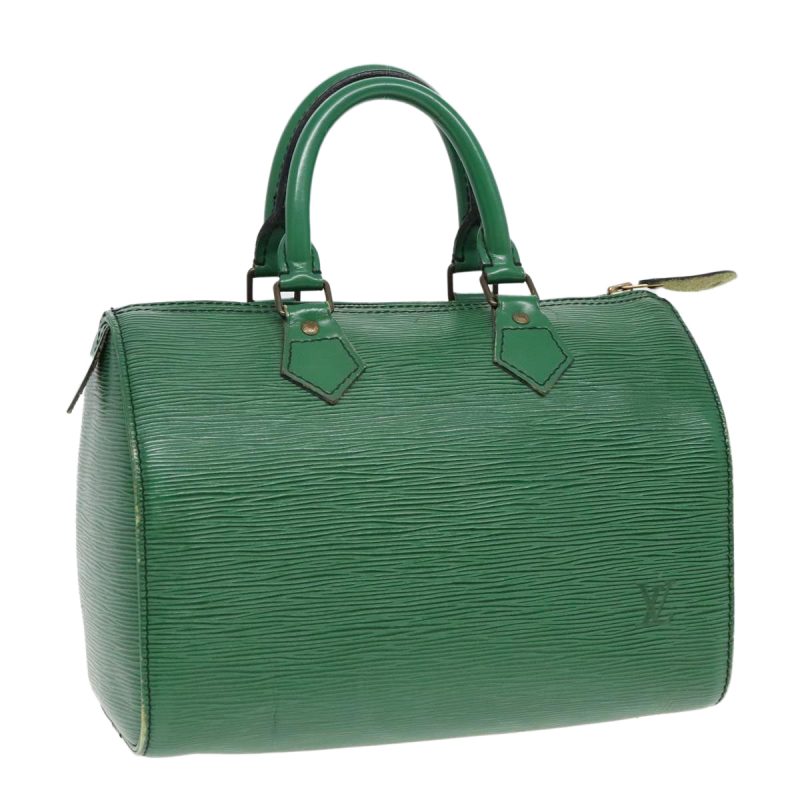 Louis Vuitton Epi Speedy 25 Hand Bag Borneo Green M43014  89855