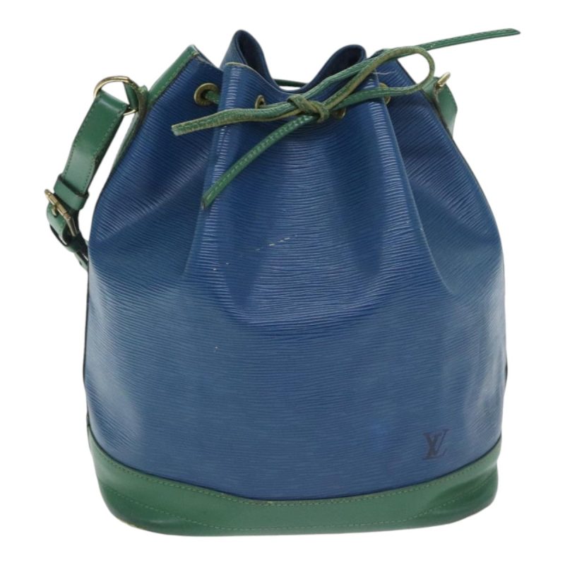 Louis Vuitton Epi Noe Shoulder Bag Bicolor Green Blue M44044  89861