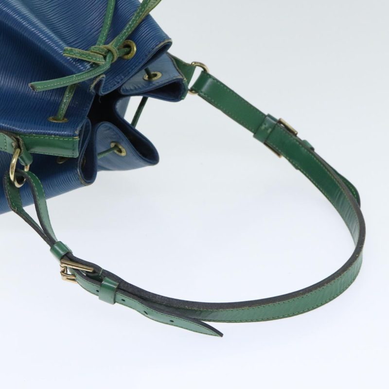 Louis Vuitton Epi Noe Shoulder Bag Bicolor Green Blue M44044  89861 - Image 9