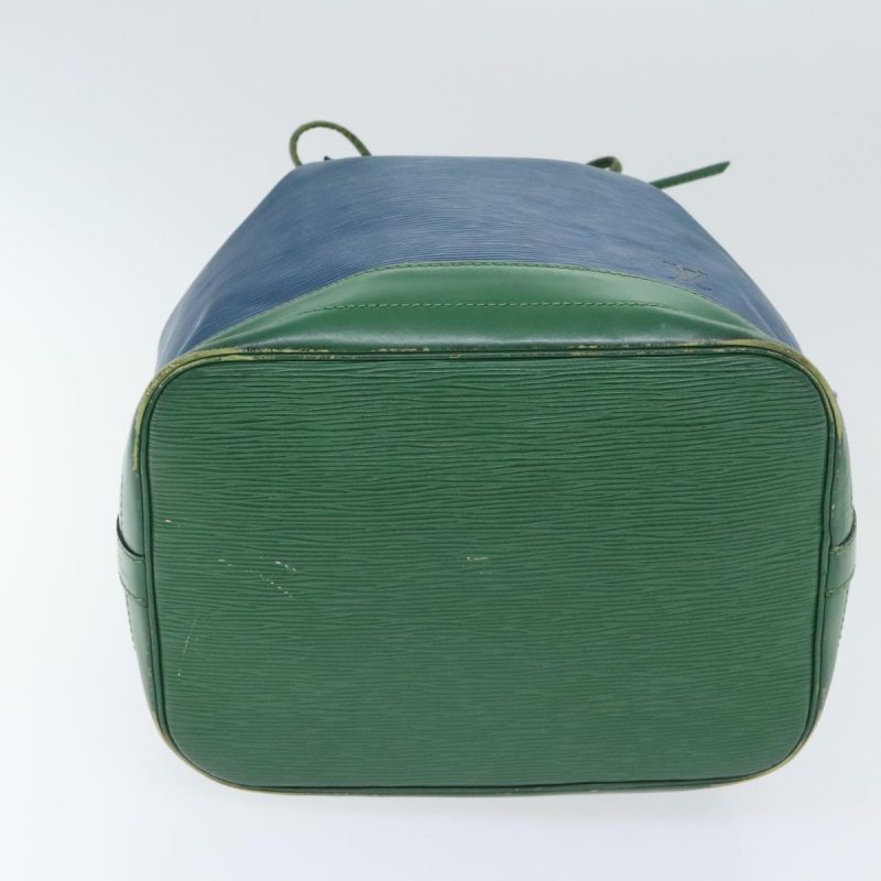 Louis Vuitton Epi Noe Shoulder Bag Bicolor Green Blue M44044  89861 - Image 5
