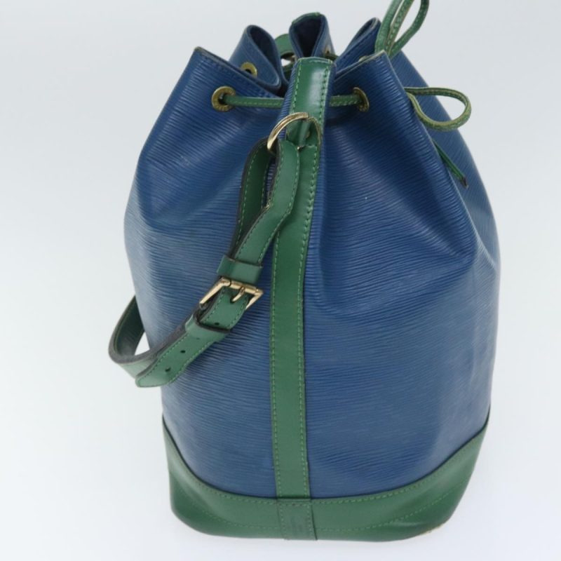 Louis Vuitton Epi Noe Shoulder Bag Bicolor Green Blue M44044  89861 - Image 4