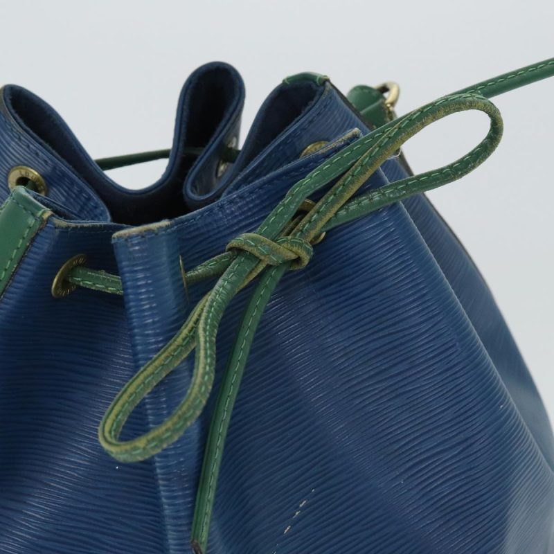 Louis Vuitton Epi Noe Shoulder Bag Bicolor Green Blue M44044  89861 - Image 7