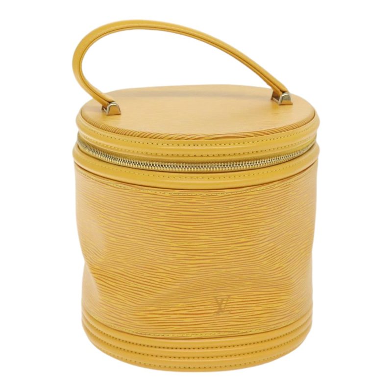 Louis Vuitton Epi Cannes Hand Bag Yellow M48039  89868