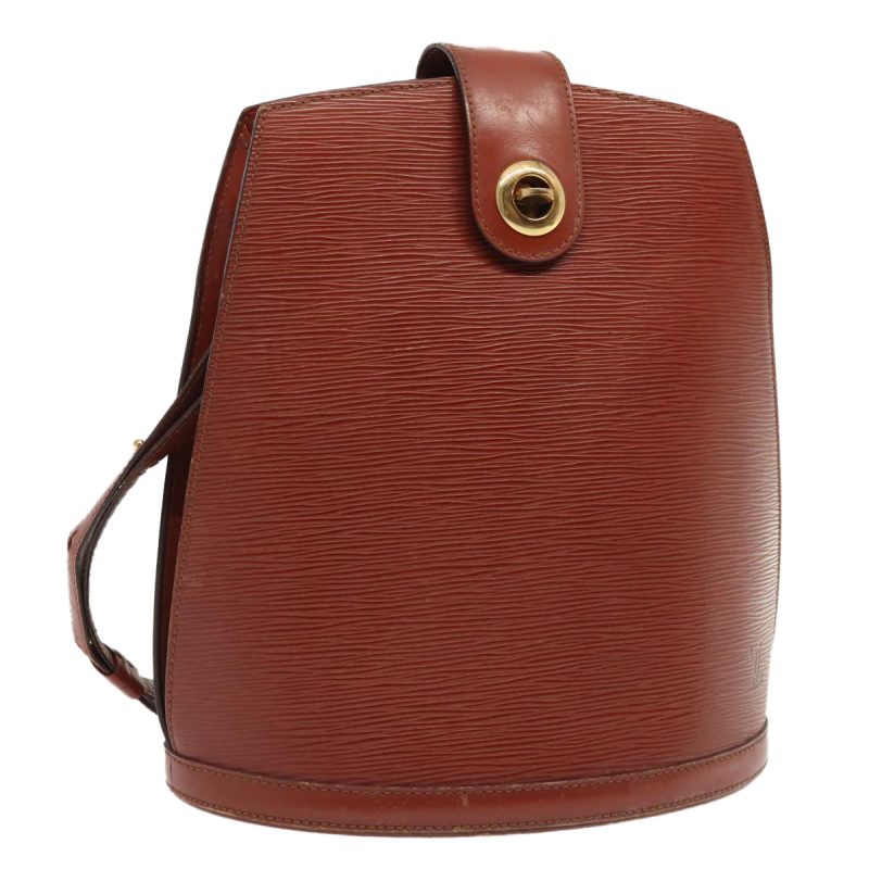 Louis Vuitton Epi Cluny Shoulder Bag Brown M52253  89869