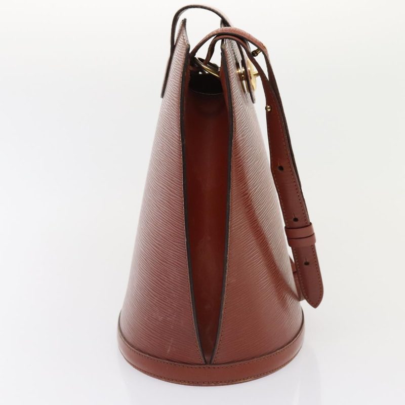 Louis Vuitton Epi Cluny Shoulder Bag Brown M52253  89869 - Image 4