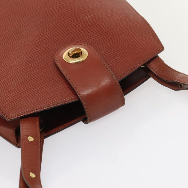 Louis Vuitton Epi Cluny Shoulder Bag Brown M52253  89869 - Image 6