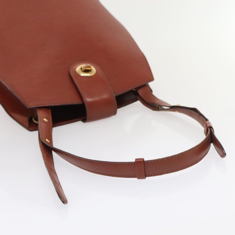 Louis Vuitton Epi Cluny Shoulder Bag Brown M52253  89869 - Image 7