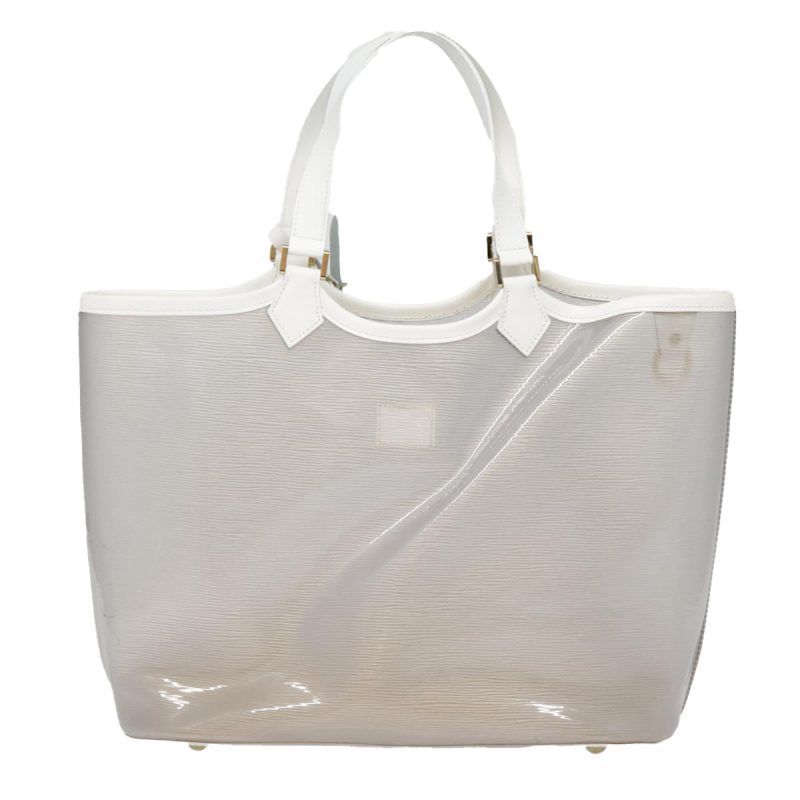 Louis Vuitton Epi Plage Lagoon Bay Tote Bag White Clear M92151  89870 - Image 2